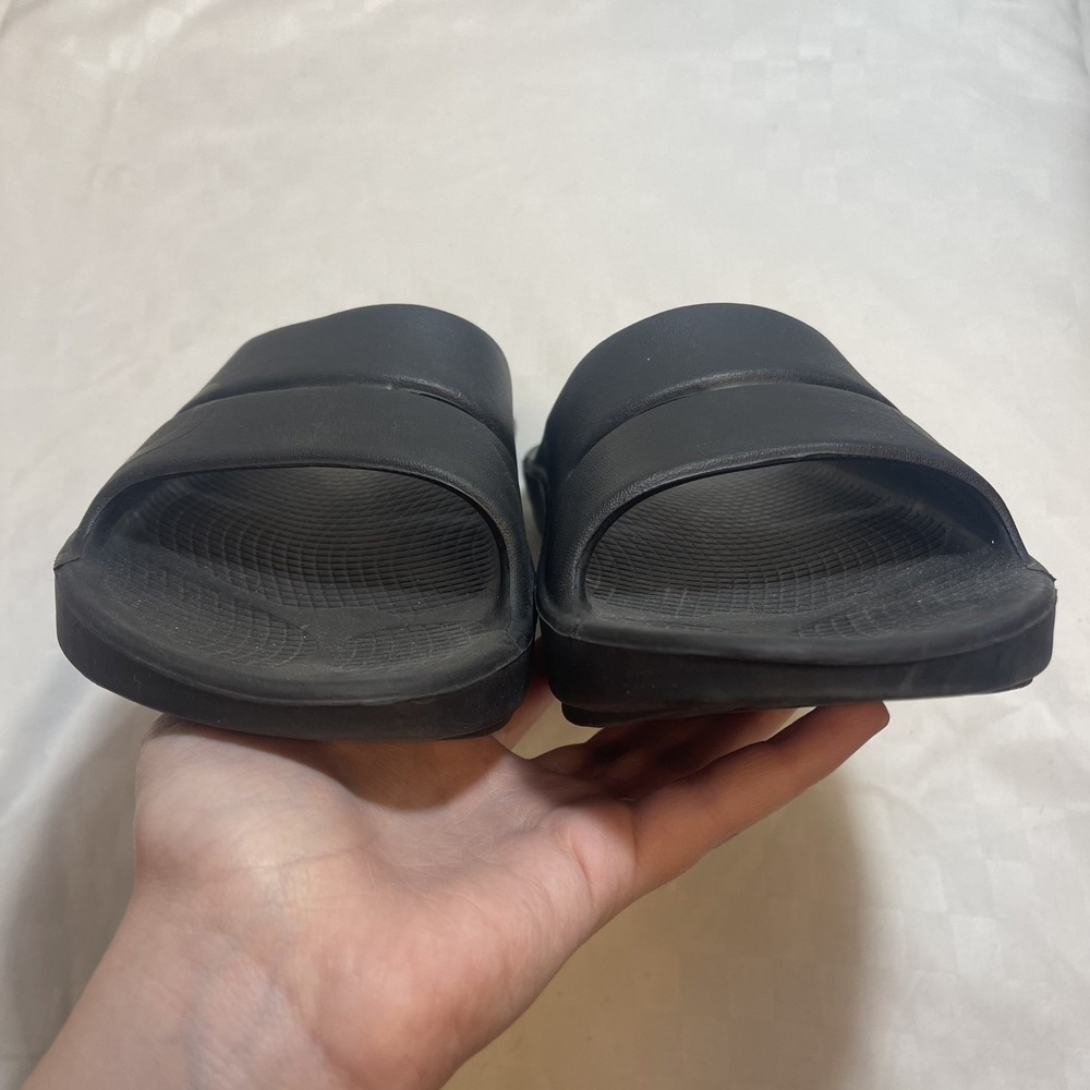 OOFOS Ooahh Slides Black Recovery Comfort Sandals Womens 8 EU 39 - Picture 5 of 8